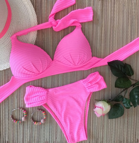 BIKINI SET WITH STRUCTURED BOTTTOM